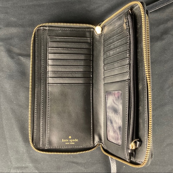 Kate Spade double zip around wristlet wallet - Picture 8 of 13